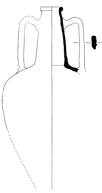 12. Large Corinthian one-handled jar Fig. 4 C-1986-125. Max. D. of body 0.32 (restored), D