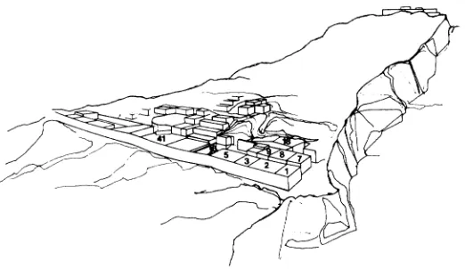 FIG. 9. Vrokastro, lower settlement, with north terrace wall 