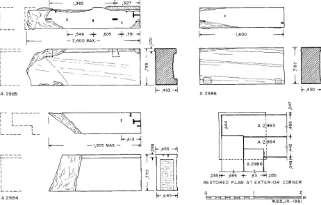 FIG. 3. B 1-3: Epistyle backers A 2984-A 2986 