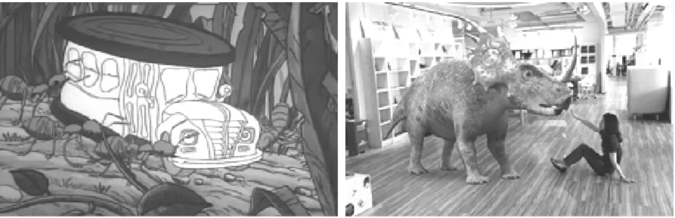 Figure 13: Magic School Bus – Observing ants          Figure 14: Becky 3D Stereo Card  4.4  Learning outside of school 