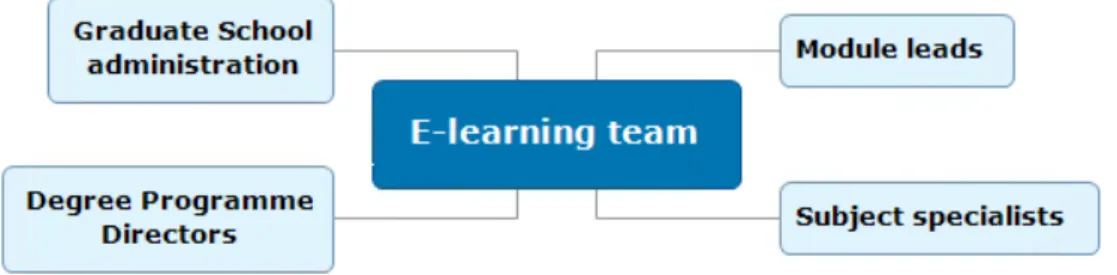 Figure 1: Team interaction with other faculty members 