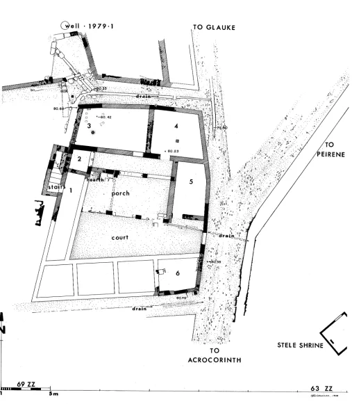 FIG. 1. Plan. Punic Amphora Building and its northern neighbor. 
