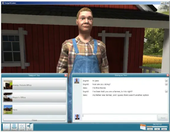 Figure 1: Screen of TARGET´s DEG 
