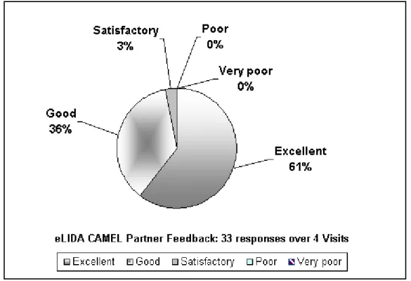 Figure 1: eLIDA CAMEL Partner Feedback from Visits 