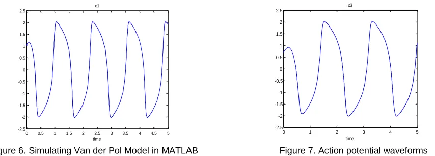 Figure 7. Action potential waveforms 