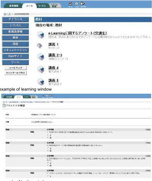 Figure 1: An example of learning window 
