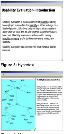 Figure 2: Paging  buttons.     Figure 3: Hypertext. 