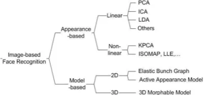 Figure 1: Face recognition approaches [10]. 