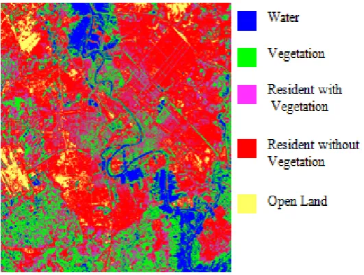 Figure 13: The Standard satellite image classification given by GSC. 