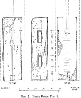 FIG. 5. Poros Fence Post 8. 