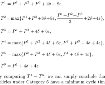 Figure 2. the robot movement in three-machine robotic cell under policy S I 6 .