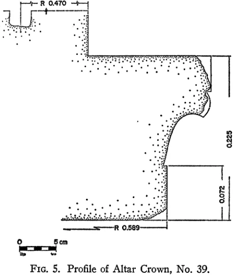 FIG. 5. Profile of Altar Crown, No. 39. 