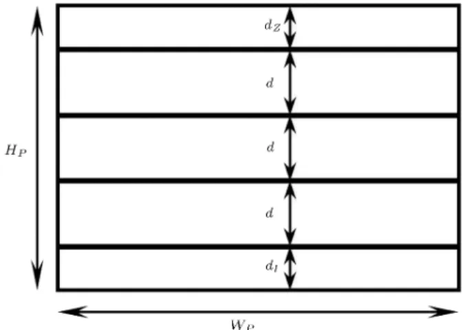 Figure 2. A test pattern to simultaneously measure the adjustment parameters of v-size, v-slope and s-cor.