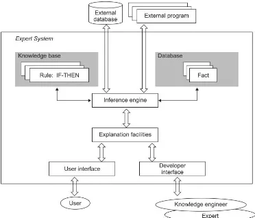 Figure 2.1 The conceptual diagram of traditional rule-based systems 