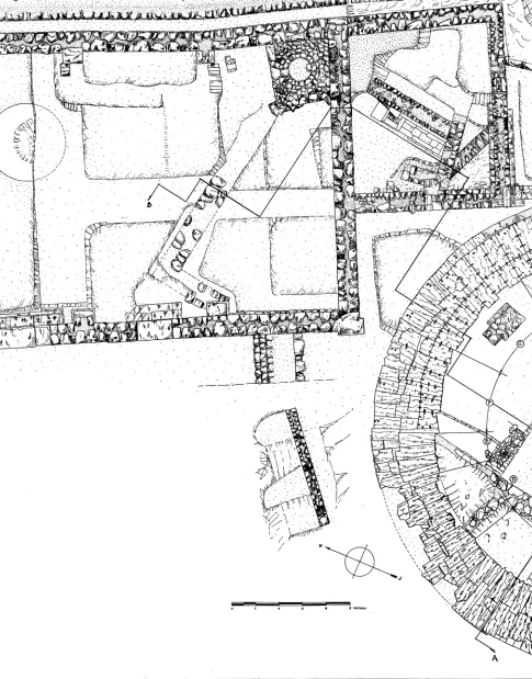 Fig. 1 Northern Area of Sanctuary after the Campaign of 1948 