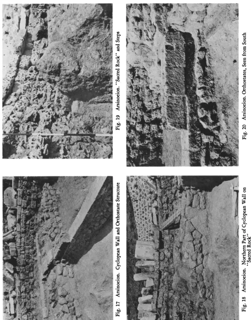 Fig. 17 Arsinoeion. Cyclopean Wall and Orthostatc Structure 