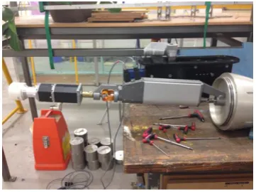 Figure 4.6. The experimental setup of Propeller Open Water Test. 