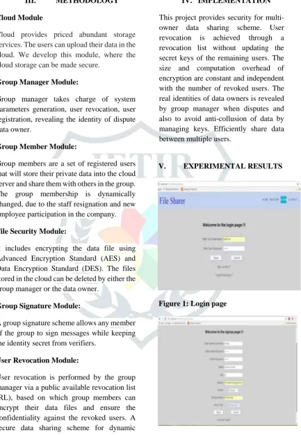 Figure 2: Creating an  account 