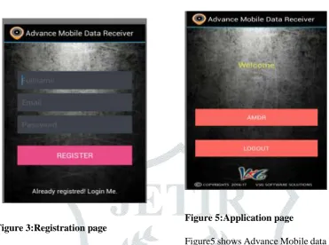 Figure 5:Application page 