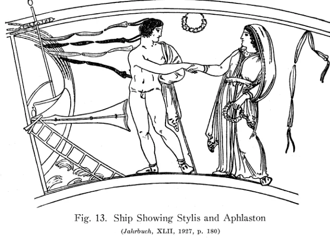 Fig. 13. Ship Showing Stylis and Aphlaston 