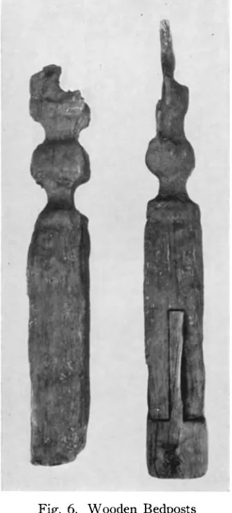 Fig. 6. Wooden Bedposts 