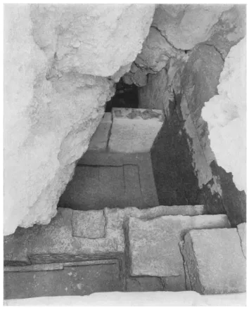 Fig. 20. View of Interior of Upper Chamber of Klepsydra 