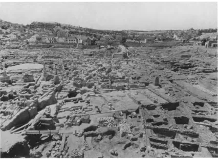 Fig. 6. Foundations of Temple of Ares after Removal of Byzantine Walls 