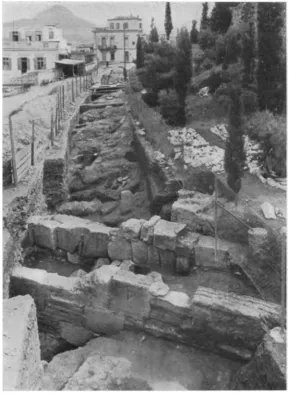 Fig. 13. Section of Valerian Wall uncovered in Acropolis Street 