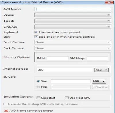 Figure 4. 4: Android SDK and AVD manager. 
