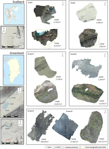 Figure 1. The dotted line overlapped in the TDEMs indicates the areal extent of the SDEMs