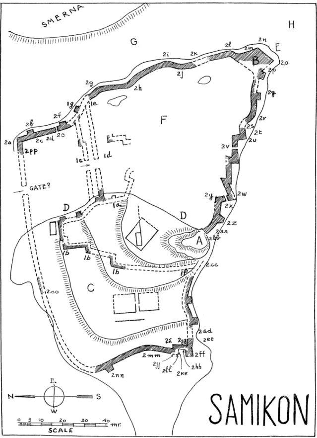 Fig.  L.  Plan  of  Samikon (based  on plan  in  Blouet,  ExI)ddition Scientifque de la  Mordee,  Vol