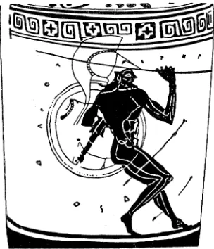 Fig. 9. Diitrephes pierced with arrows: Description of Greece, Vol. vase painting (J. G