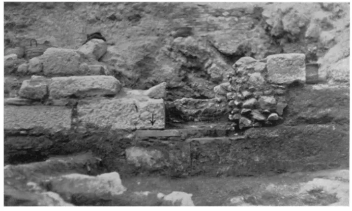 Fig. 7. Inscribed Stele in Wall 