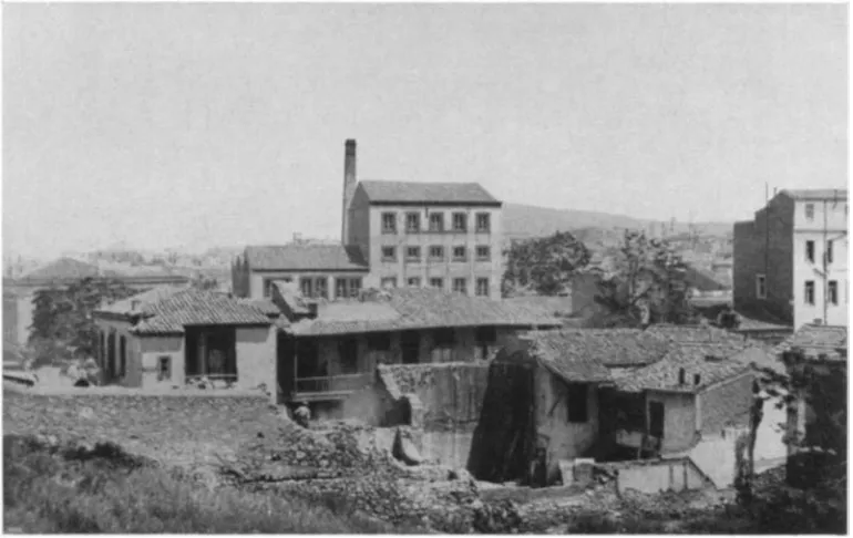 Fig. 10. Sector A before the Demolition of the modern Houses 