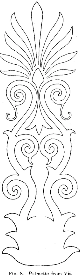 Fig. 8. Palmette from Via 