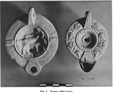 Fig 7. Roman relief lamps 
