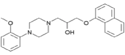 Fig. 2: Structure of Naftopidil. 