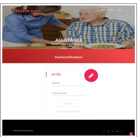 Figure 8. End-user authentication form