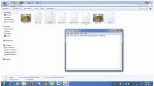 Figure. 14 Recovered text file is saved as,”.txt”in a specified folder 