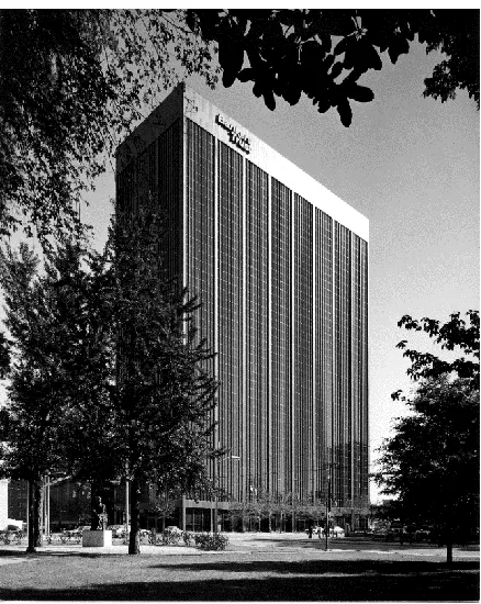 Figure 2.6. Bankers Trust Tower, the firm’s final office at 1301 Gervais Street. Photograph of the Bankers Trust Tower from LBC&W Promotional Materials, WFA