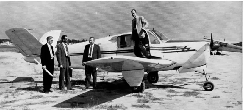 Figure 2.7. Company Private Plane. From LBC&W Promotional Pamphlet, 1950s, WFA.  