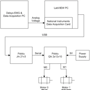 Fig 13:  Raw EMG signal with finger in flexed state   
