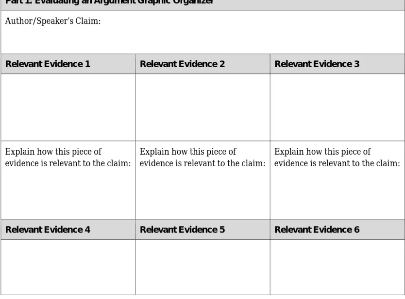 Graphic Organizer for Pages 161–166 