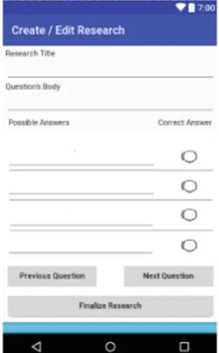 Figure 5. Research results visualization interface 