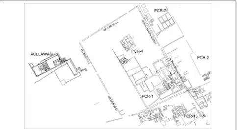 Fig. 2 Detail of Pachacamac: North–South Street (for its location in map see Fig. 3)