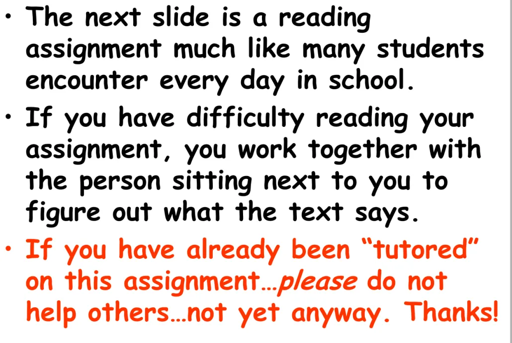 figure out what the text says.