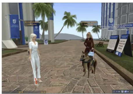 Figure 1. Participant recruitment in Second Life.