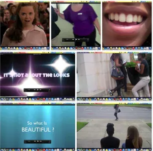 Fig. 4 Screen captures from video collage. Images used with artists’ permission.
