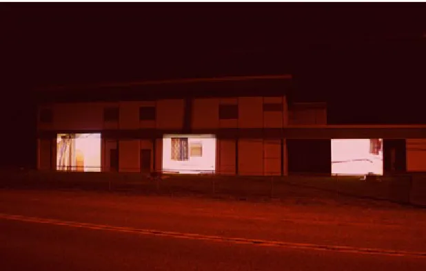 Figure 6. Natalie LeBlanc, In/Visibility of the Abandoned School, 2014. Site-specific 