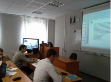 Figure 13. The joint network course “Intellectual control systems”  